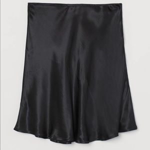 H&M Satin Mini Skirt
